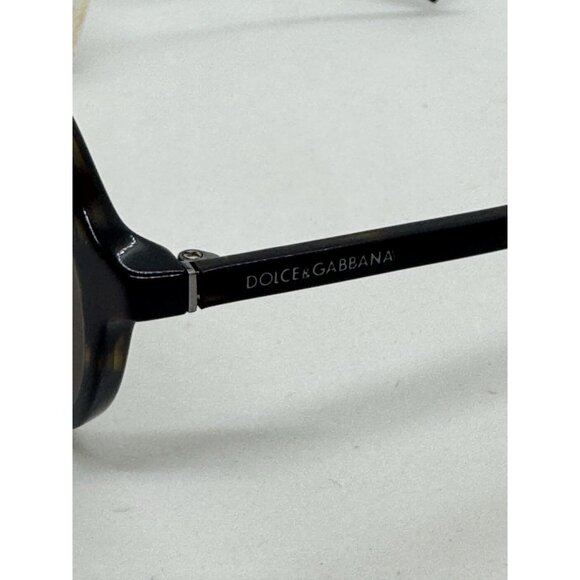 DOLCE & GABBANA round women's sunglasses - Havana/Brown lenses 49mm DG4342-F - Picture 6 of 14